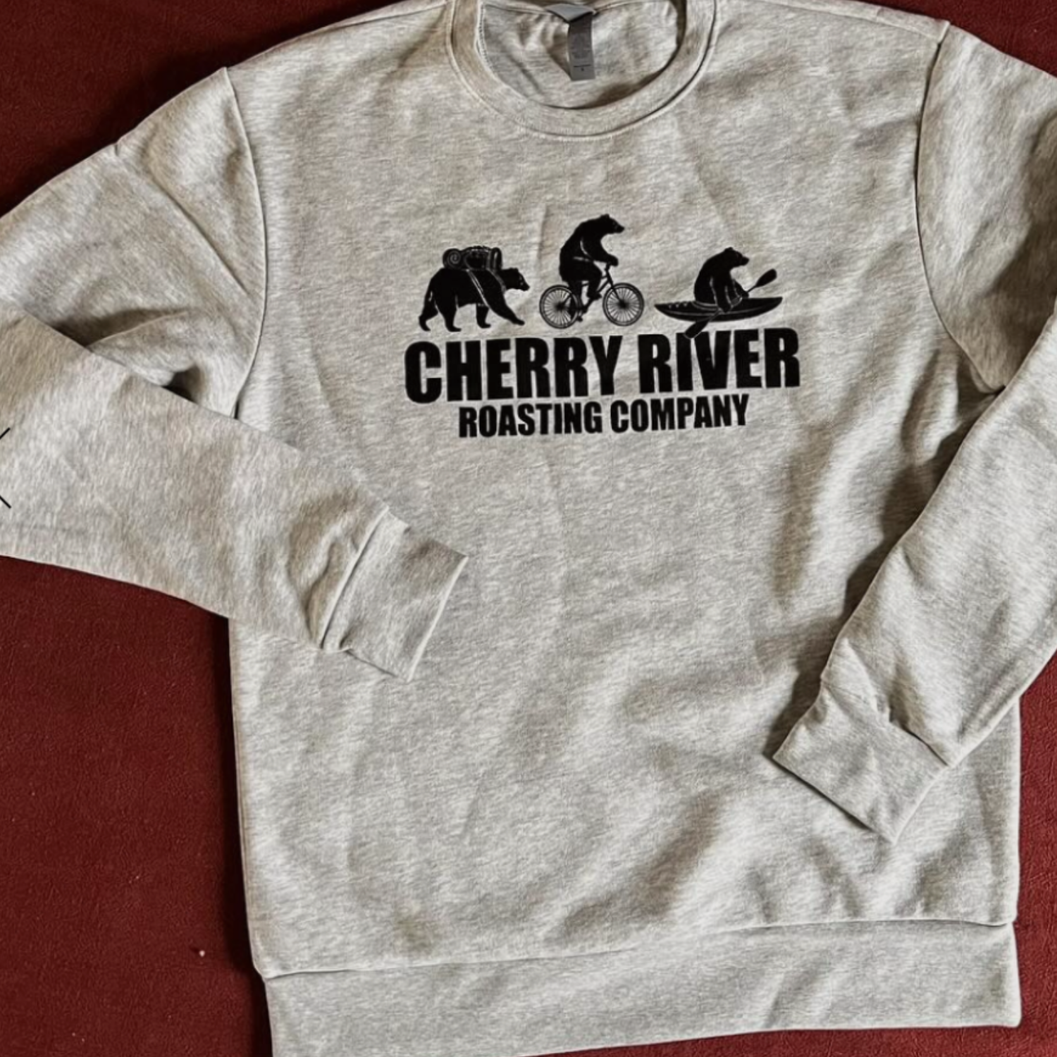 Vintage Cherry River Crew Neck – Cherry River Coffee Roasters