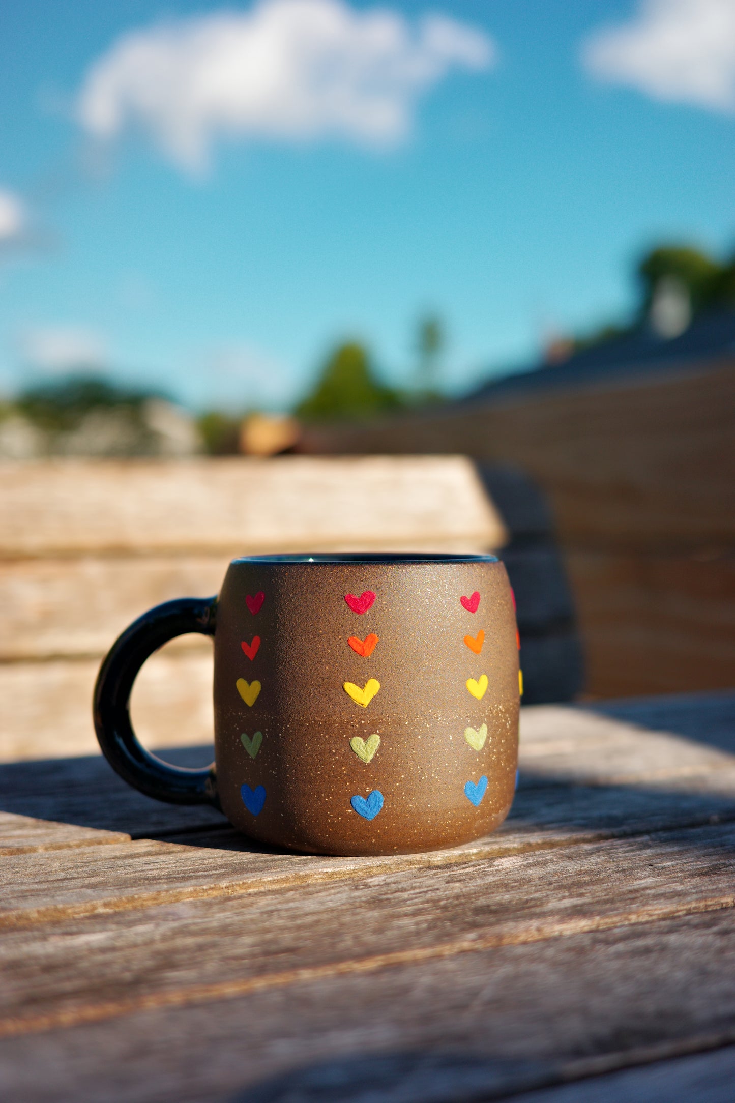 Rainbow Heart Mug